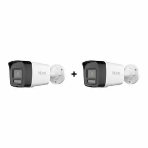 PROMO - Pachet camere supraveghere IP cu iluminare duala Hikvision Hilook IPC-B160HA-LUF/SL, 6 MP, 2.8 mm, IR/Lumina alba 30 m, microfon si difuzor, slot card, PoE, slot card, pret redus 50% la al doilea produs imagine