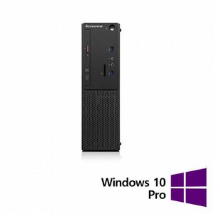 Calculator Refurbished LENOVO S510 SFF, Intel Core i3-6100 3.70GHz, 8GB DDR4, 500GB SATA, DVD-ROM + Windows 10 Pro imagine