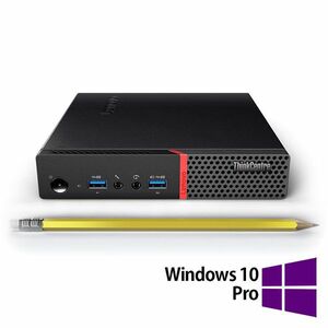 Calculator Refurbished Lenovo ThinkCentre M900 Mini PC, Intel Core i5-6500T 2.50GHz, 8GB DDR4, 256GB SSD + Windows 10 Pro imagine