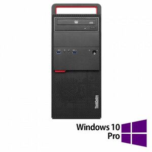 Calculator Refurbished LENOVO M800 Tower, Intel Core i3-6100 3.70GHz, 8GB DDR4, 500GB SATA, DVD-ROM + Windows 10 Pro imagine