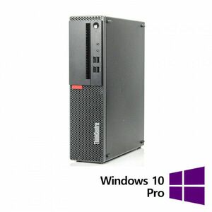 Calculator Refurbished LENOVO ThinkCentre M910s SFF, Intel Core i5-7500 3.40GHz, 8GB DDR4, 256GB SSD + Windows 10 Pro imagine
