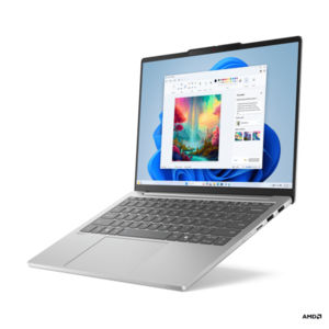 Laptop Lenovo IdeaPad Slim 5 13ARP10, 13.3' WUXGA (1920x1200) IPS 400nits Anti-glare, 100% sRGB, AMD Ryzen™ 5 7535HS (6C / 12T, 3.3 / 4.55GHz, 3MB L2 / 16MB L3), video Integrated AMD Radeon™ 660M Graphics, RAM 1x 16GB Soldered LPDDR5x-6400, SSD 1TB SSD M imagine