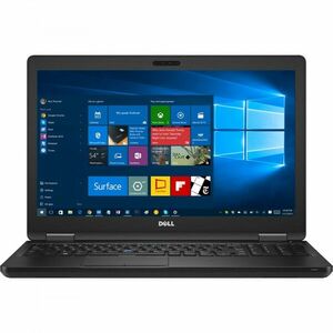 Laptop Second Hand Dell Latitude 5580, Intel Core i7-7820HQ 2.90 - 3.90GHz, 8GB DDR4, 256GB SSD, 15.6 Inch Full HD Touchscreen, Tastatura Numerica, Webcam imagine