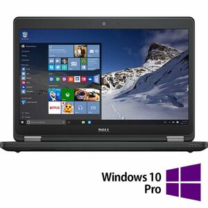 Laptop Refurbished DELL Latitude E5470, Intel Core i5-6300U 2.40GHz, 8GB DDR4, 256GB SSD, 14 Inch HD + Windows 10 Pro imagine