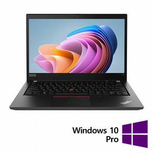 Laptop Refurbished LENOVO ThinkPad T14, Intel Core i5-10210U 1.60 - 4.20GHz, 16GB DDR4, 256GB SSD, 14 Inch Full HD, Webcam + Windows 10 Pro imagine