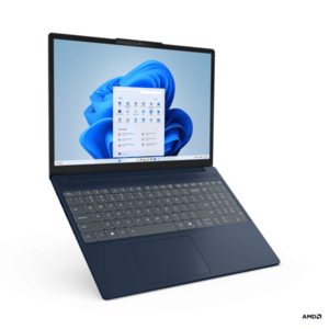 Laptop Lenovo IdeaPad Slim 3 15AHP10, 15.3' WUXGA (1920x1200) IPS 300nits Anti-glare, 45% NTSC, 60Hz, AMD Ryzen™ 7 8840HS (8C / 16T, 3.3 / 5.1GHz, 8MB L2 / 16MB L3), video Integrated AMD Radeon™ 780M Graphics, RAM 8GB Soldered DDR5-5600 + 8GB SO-DIMM DDR imagine