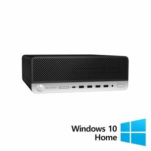 PC Refurbished HP ProDesk 600 G5 SFF, Intel Core i5-8500 3.00 - 4.10GHz, 8GB DDR4, 256GB SSD + Windows 10 Home imagine