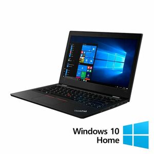 Laptop Refurbished LENOVO ThinkPad L390, Intel Core i5-8265U 1.60 - 3.90GHz, 16GB DDR4, 512GB SSD, 13.3 Inch Full HD, Fara Webcam + Windows 10 Home imagine