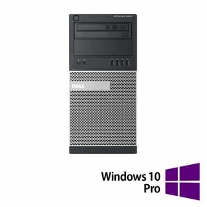 PC Refurbished DELL Optiplex 9020 Tower, Intel Core i5-4570 3.20GHz, 8GB DDR3, 240GB SSD + Windows 10 Pro imagine