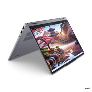 Laptop Lenovo IdeaPad 5 2-in-1 14AKP10, 14' WUXGA (1920x1200) OLED 500nits (peak) / 400nits (typical) Glossy, 100% DCI-P3, 60Hz, TÜV Low Blue Light, DisplayHDR™ True Black 500, Glass, Touch, AMD Ryzen™ AI 7 350 (8C / 16T, 2.0 / 5.0GHz, 8MB L2 / 16MB L3), imagine