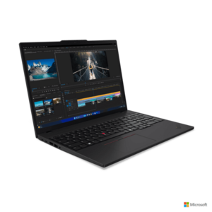 Laptop Lenovo ThinkPad T16 Gen 3; 16' WUXGA (1920x1200) IPS 400nits Anti-glare, 100% sRGB, Low Power; Intel® Core™ Ultra 5 125U, 12C (2P + 8E + 2LPE) / 14T, Max Turbo up to 4.3GHz, 12MB; Video Integrated Intel® Graphics; RAM 1x 32GB SO-DIMM DDR5-5600; 1T imagine