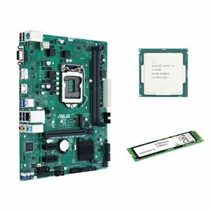 Placa de Baza Second Hand Asus PRIME H310M-DASH, Socket 1151v2, mATX + Procesor Intel Core i3-8100 3.60GHz + SSD NVME M.2 256GB imagine