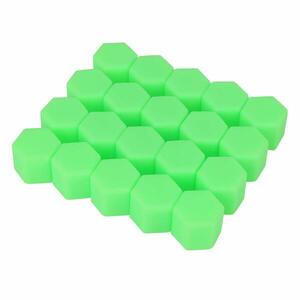 Set 20 capace prezoane 17" VERZI din Silicon pentru jante imagine