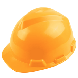 Casca de protectie din plastic galbena imagine