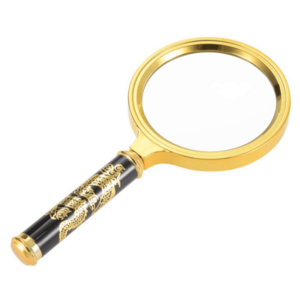Lupa clasica cu maner 70 mm model dragon AURIU imagine