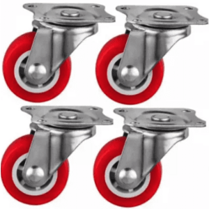 Set 4 Roti 32mm Pivotante ROSII ROTILE culoarea imagine