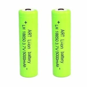 Set 2 Acumulatori VERZI Li-Ion tip 18650 8800mAh, 3.7V, terminal cu varf imagine