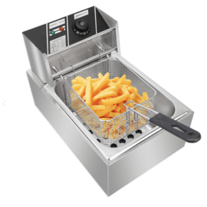 Friteuza electrica de grasime capacitate 6L si maner din otel inoxidabil imagine