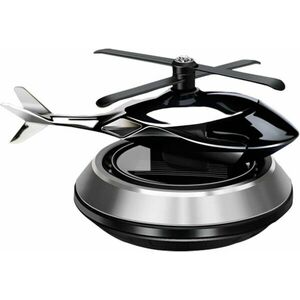 Odorizant Auto Cu Incarcare Solara Baza Antiderapanta Model Elicopter imagine