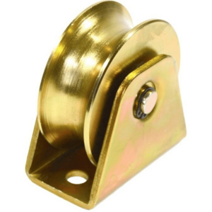 Roata poarta culisanta ingusta diametru 50mm cu sina tip teava imagine