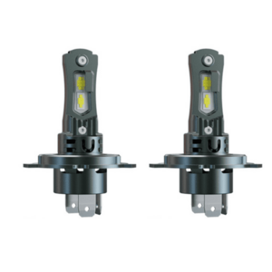 Set 2 becuri auto LED mini H4 K13 model 3570 de 150W 19000 lumeni 6000k imagine