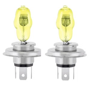 Set 2 becuri LED auto H3 de 12V 100W 6000K HOD galbene XENON imagine