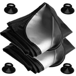 Set 2 Prelata protectie parbriz cu 2 fete Iarna / Vara 70 x 145 cm imagine