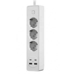 Prelungitor OG2203 cu 3 prize 2 porturi USB si 2 porturi USB C imagine