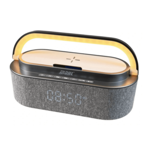 Boxa Bluetooth MD S305 cu lumina LED incarcator wireless si ceas imagine
