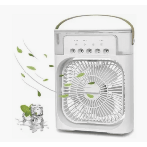 Ventilator portabil cu umidificator incorporat conectare USB cu lumina de noapte imagine