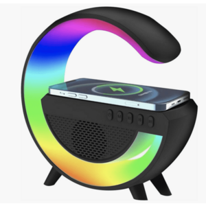 Boxa Multifunctionala G500 3 in 1 lampa LED RGB smart bluetooth Incarcator telefon wireless imagine