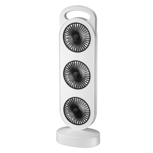 Ventilator puternic de birou reincarcabil cu design Triplu imagine