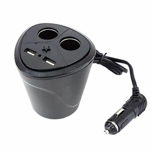 Priza Auto 12v Olesson 1670 cu 4 intrari 120 W negru imagine