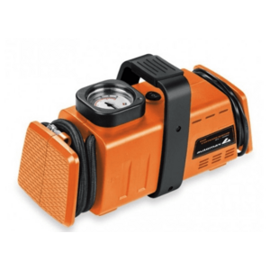 Set compresor ORANGE si 3 adaptoare pentru umflat mingi si saltele imagine