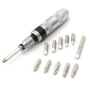 Trusa Surubelnita de impact 14 piese cu 12 biti metalici surubelnita si adaptor imagine