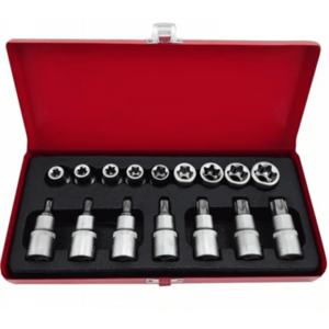 Trusa 16 piese 1/2 chei tubulare torx si capete biti torx imagine