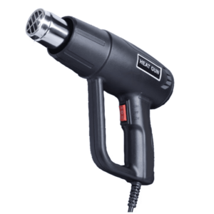 Pistol cu aer cald rezistent putere 2000 W temperatura intre 300 si 600 grade Negru imagine