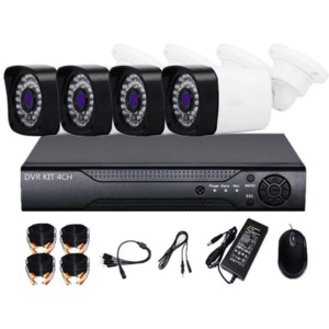 Sistem de supraveghere cu 8 camere exterior 1080P Kit AHD compresie video H.265 imagine