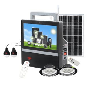 Kit panou solar cu TV GD 8088 putere 200W multifunctional imagine