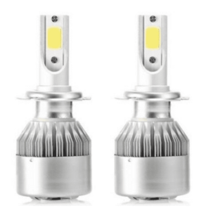 Set 2 becuri auto C6 H3 6000K 36W/bec 8000lm 60LED imagine
