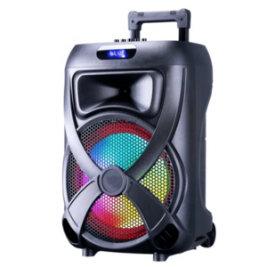Boxa portabila cu bluetooth YE 1216 difuzor 12 inch cu led multicolor imagine