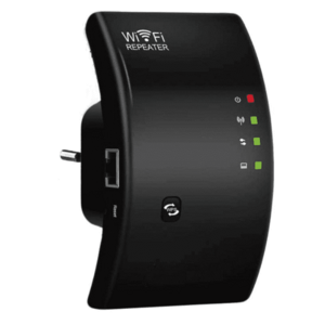 Amplificator semnal Wireless WiFi Repeater/Range Extender 300 Mbps Negru imagine