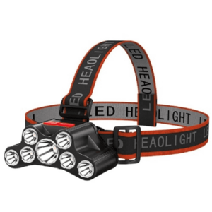 Lanterna de cap T26 cu 7 LED si 4 moduri iluminare USB imagine