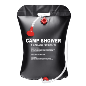 Dus solar pentru camping PVC Capacitate 20L Negru imagine