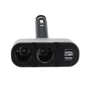 Adaptor priza auto 2 porturi cu USB 100W Olesson 1652 imagine