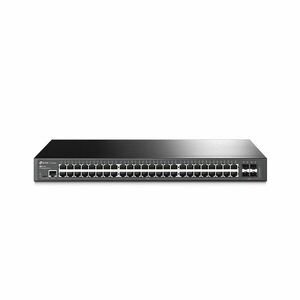Switch cu 48 porturi Gigabit TP-Link TL-SG3452, 10/100/1000Mbps, 77.4 Mpps, MAC 16 K, 4 x SFP, cu management imagine