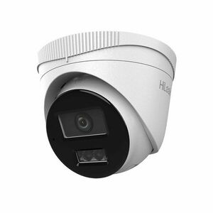 Camera supraveghere IP Dome cu iluminare duala Hikvision HiLook IPC-T240HA-LUC, 4 MP, 2.8 mm, IR/lumina alba 20 m, microfon, PoE imagine