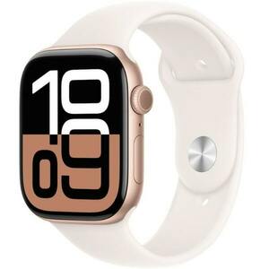 Apple Watch Series 10 2024, GPS, Aluminium 42mm N/A Rose Gold Foarte bun imagine