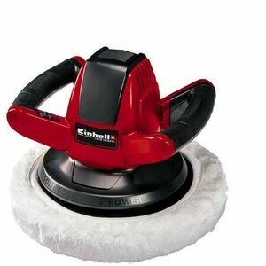 Masina de polisat auto PXC Einhell CE-CB 18/254 Li - Solo, fara acumulator, 18 V, diametru 254 mm + boneta textila + boneta sintetica imagine