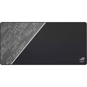 Mousepad gaming ASUS ROG Sheath BLK LTD, dimensiuni foarte mari, baza cauciucata, cusaturi anti-rupere, Negru/Gri imagine